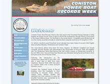 Tablet Screenshot of conistonpowerboatrecords.co.uk